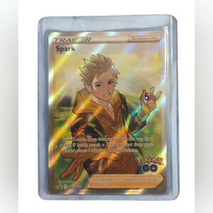 Pokémon GO Trainer Supporter Card - Spark In excellent condition.